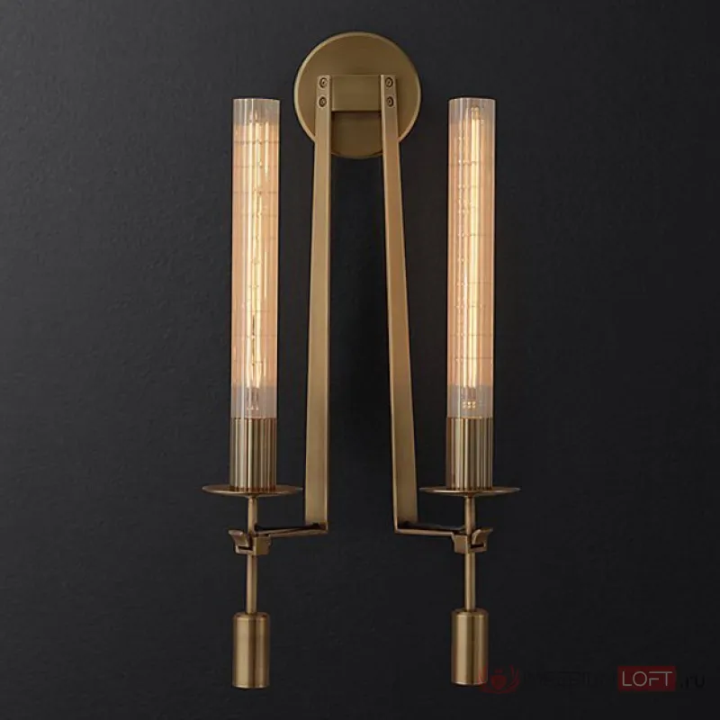 Бра RH Fontanelle Double Wall Lamp от ImperiumLoft