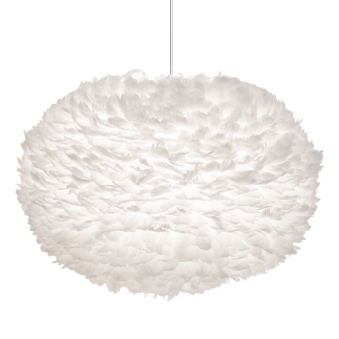 Люстра из перьев Plumage White от ImperiumLoft