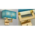 Бра с бабочками Butterflies Blue Background Wall Lamp 2 от ImperiumLoft