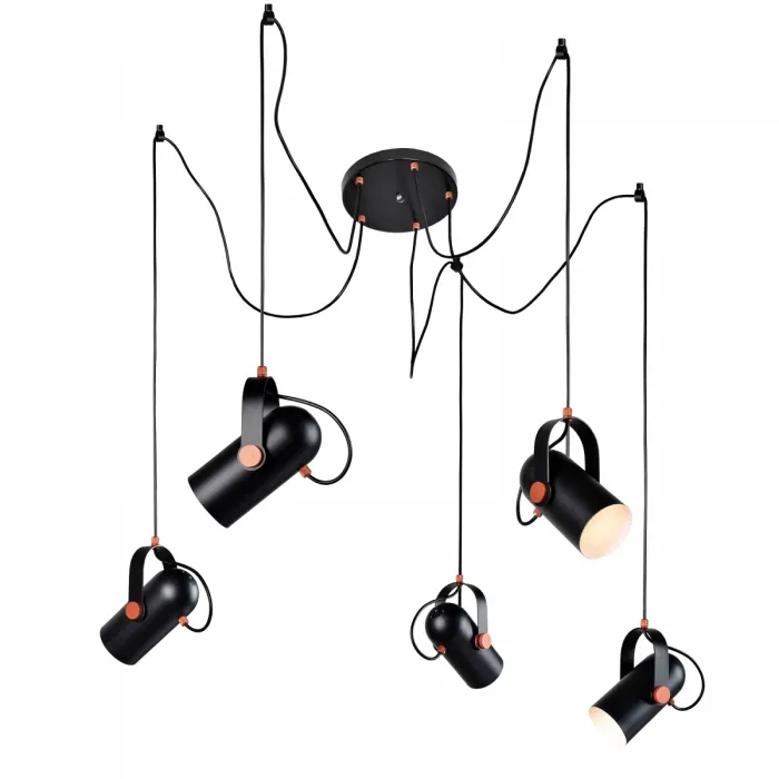 Подвесной светильник Tube Pendant Black от ImperiumLoft
