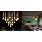 Люстра Wooden Glowworm Round от ImperiumLoft