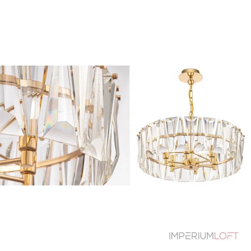 Подвесная люстра Ruby Crystal Chandelier Gold 53 Подвесная люстра Ruby Crystal Chandelier Gold 53