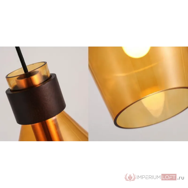 Подвесной светильник Miami Yellow glass  от ImperiumLoft