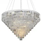 Большая Многоярусная люстра ODEON CLEAR GLASS 11-TIER диаметр 160 см от ImperiumLoft