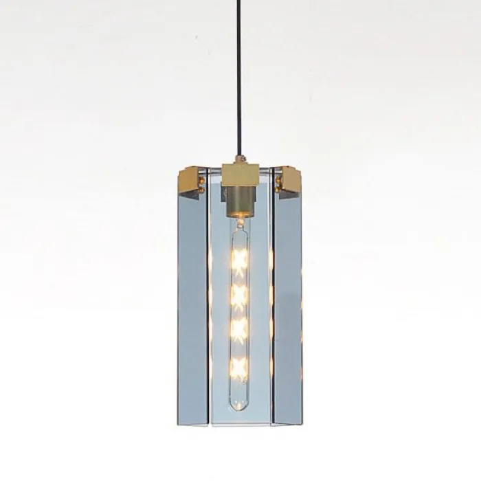 Человек из стали Gray Glass Pendant Lamp от ImperiumLoft