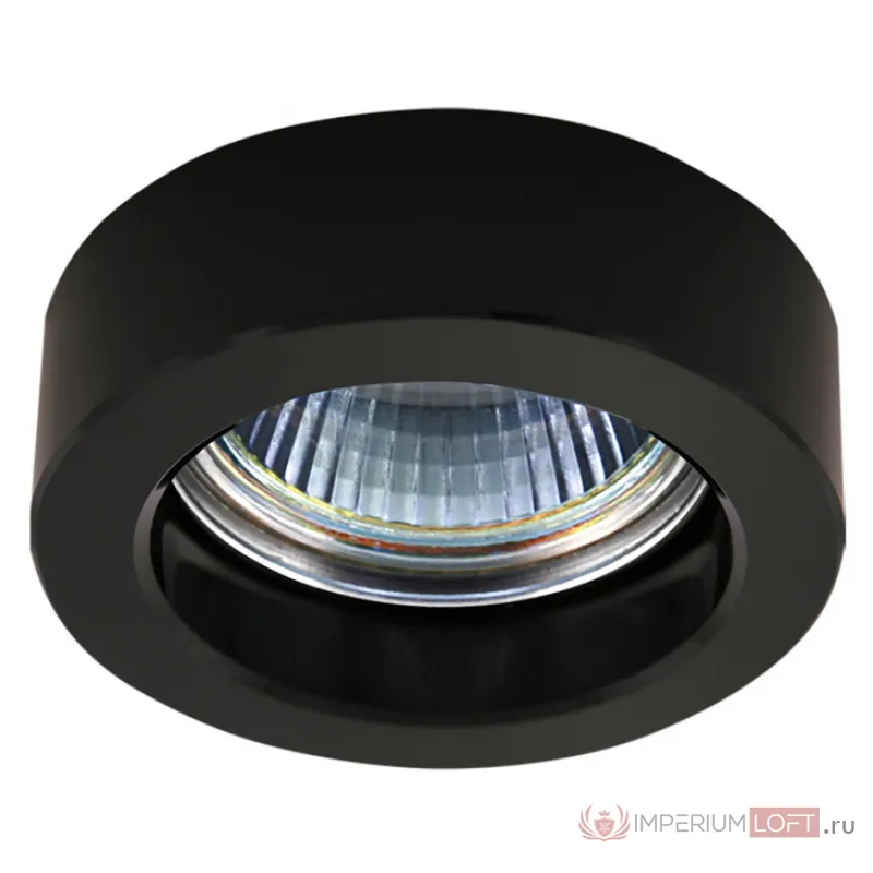 Встраиваемый светильник Lightstar Lei Mini 006137 Цвет арматуры хром Цвет плафонов черный от ImperiumLoft
