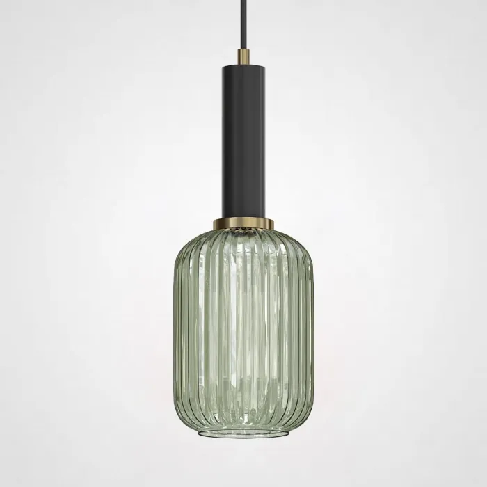 Подвесной светильник Ferm Living chinese lantern A Black/Green от ImperiumLoft