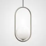 Подвесной светильник Matthew McCormick hoop 40 Silver MILA Pendant от ImperiumLoft