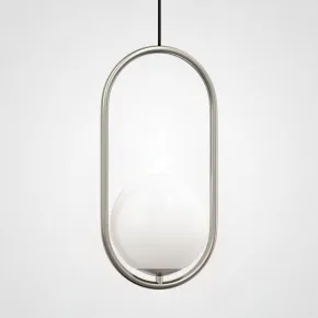 Подвесной светильник Matthew McCormick hoop 40 Silver MILA Pendant