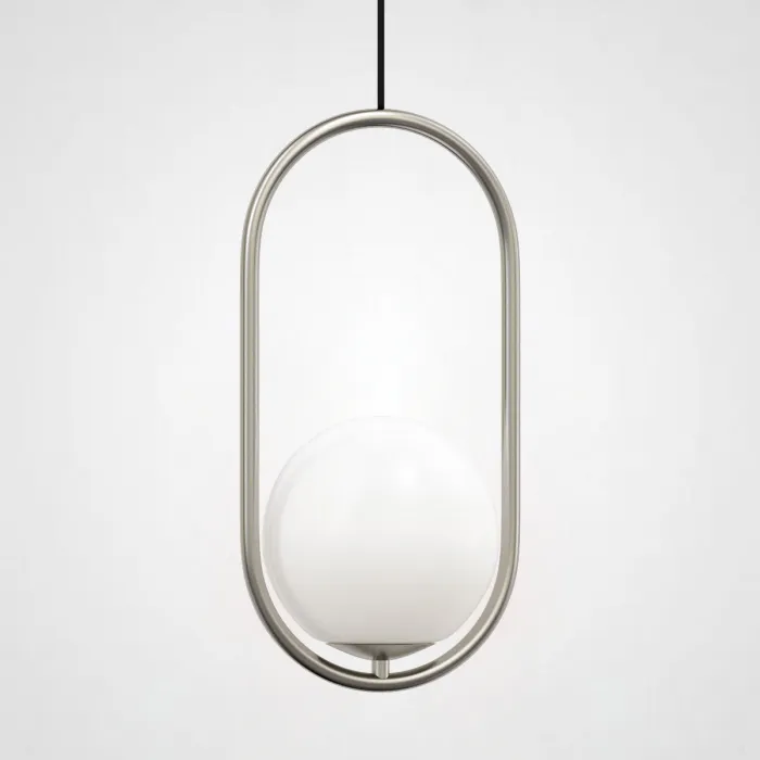Подвесной светильник Matthew McCormick hoop 40 Silver MILA Pendant от ImperiumLoft