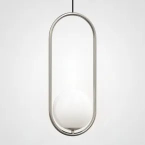 Подвесной светильник Matthew McCormick hoop 50 Silver MILA Pendant