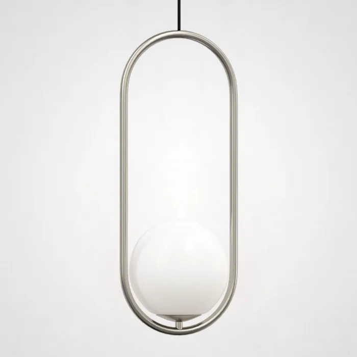 Подвесной светильник Matthew McCormick hoop 50 Silver MILA Pendant от ImperiumLoft