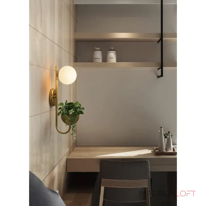 Бра Ritz Single Head Pot Plant Wall Light
