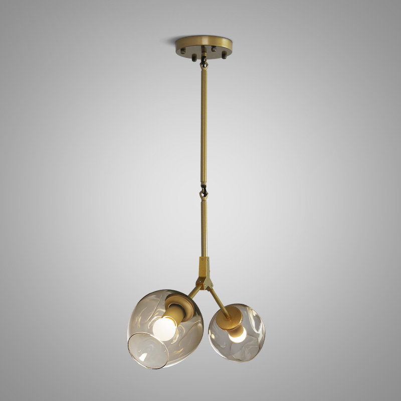 Люстра Branching Bubble Chandelier 2 Amber от ImperiumLoft