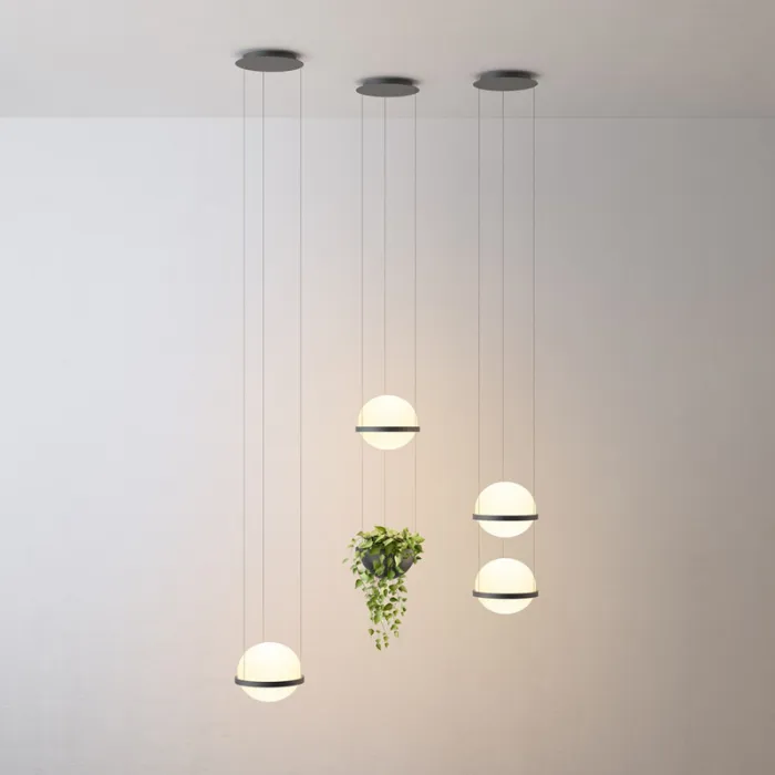 Подвесной светильник PALMA Wall lamp шар + вазон от ImperiumLoft