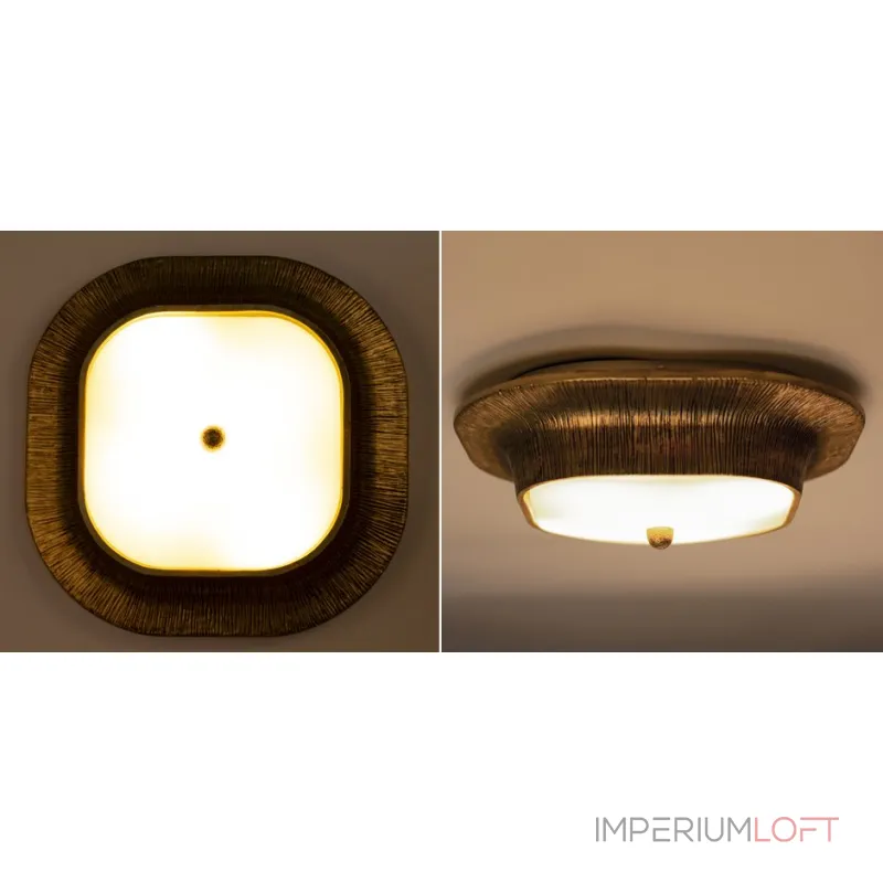 Потолочный светильник Utopia Round Sconce Gold designed
