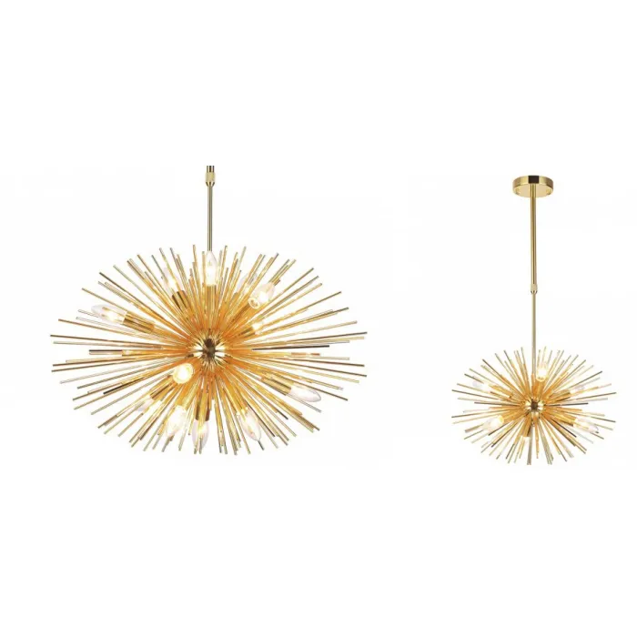 Люстра ASTRA Chandelier Sputnik Light Gold от ImperiumLoft