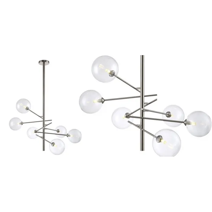 Люстра Gallotti & Radice Straight Nickel 6 от ImperiumLoft