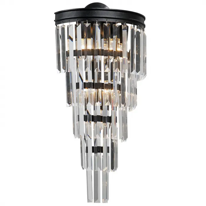 Бра Стеклянные подвесы Helix Glass Odeon CLEAR Crystal от ImperiumLoft