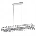 Люстра на штанге Sacramento Transparent Balls Rectangle Chandelier