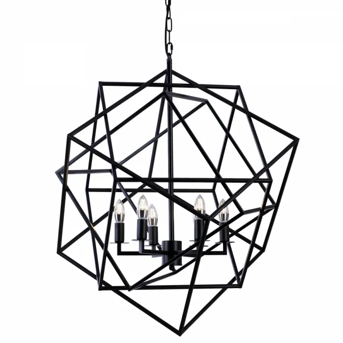 Люстра Cubist Small Chandelier Black от ImperiumLoft