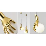 Подвесной светильник Золотая рука Gold Hand Pendant lamp