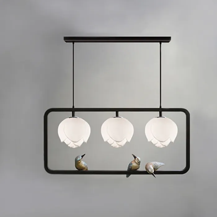 Люстра Bird with Tassel Fan Triple от ImperiumLoft