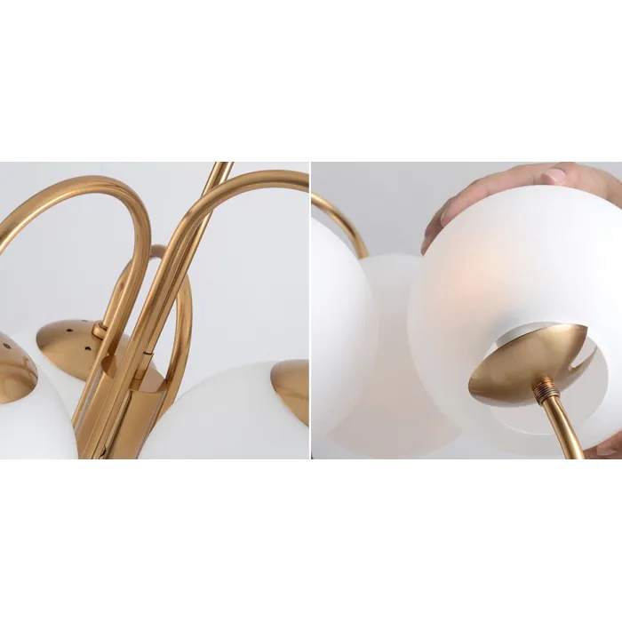 Люстра на штанге Gooseneck Pelle Chandelier