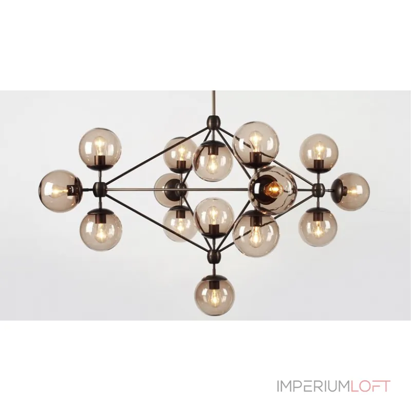Люстра на штанге Modo Chandelier 15 Globes Люстра на штанге Modo Chandelier 15 Globes