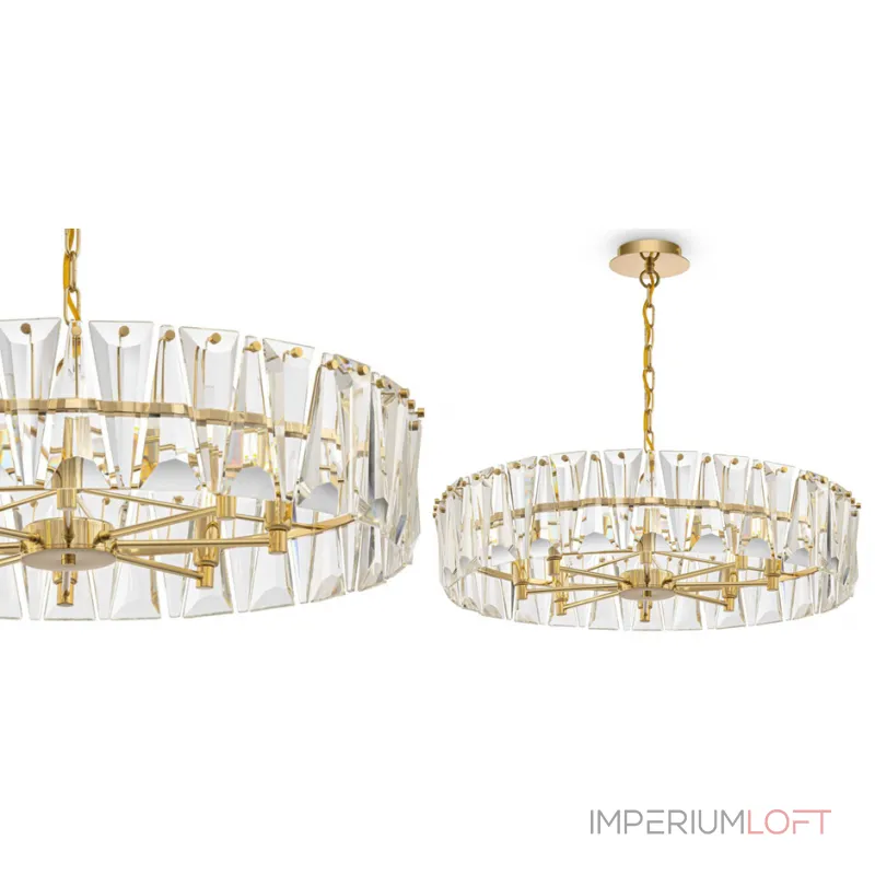 Подвесная люстра Ruby Crystal Chandelier Gold 75 Подвесная люстра Ruby Crystal Chandelier Gold 75