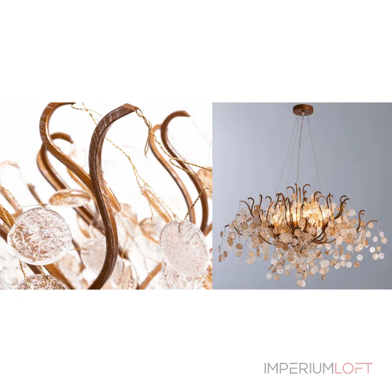 Подвесная люстра FAIRYTREE Chandelier Amber Pendants 100 Подвесная люстра FAIRYTREE Chandelier Amber Pendants 100