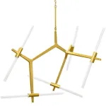 Подвесная люстра Агнес Chandelier Gold 10