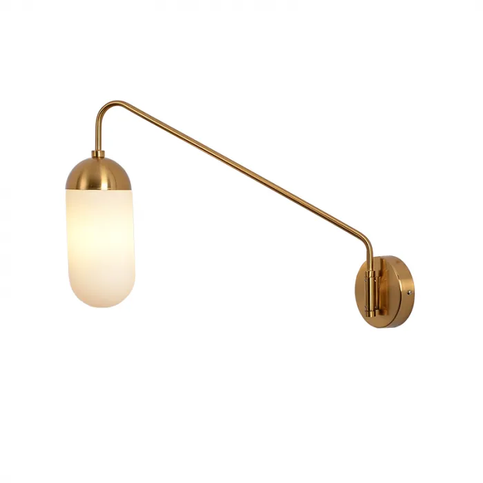 Бра Pelle Sconce, Long Gooseneck Clear Shade от ImperiumLoft