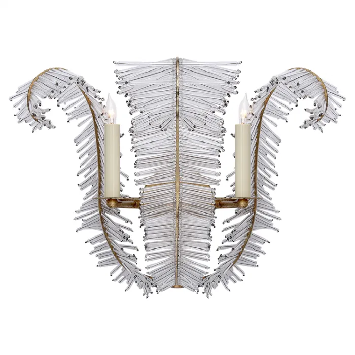 Бра Calais Wide Wall Sconce with Crystal Accents от ImperiumLoft