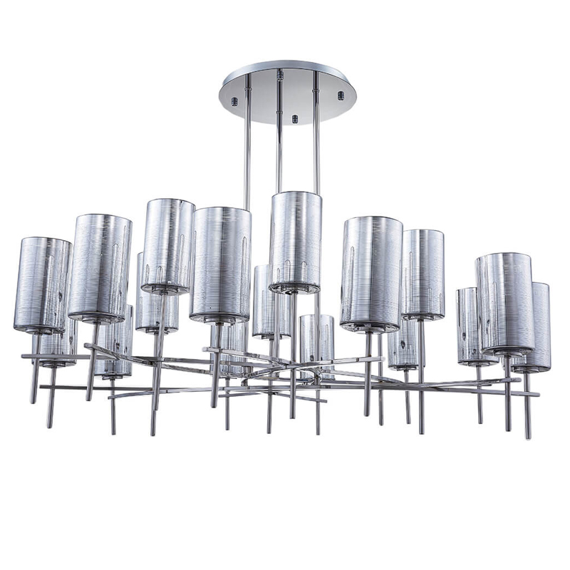 Люстра Light Cylinders chrome lamps 18 от ImperiumLoft