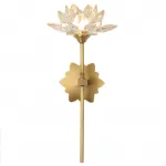 Настенный светильник Хрустальный Цветок Лотоса Lotus flower Wall Clear Glass C от ImperiumLoft