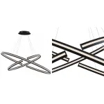 Люстра Half Ring Black & White Pendant M от ImperiumLoft