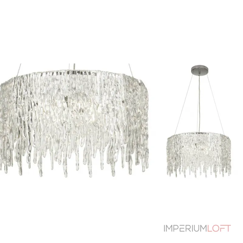 Подвесная люстра Cold Heart Silver Single Tier Chandelier