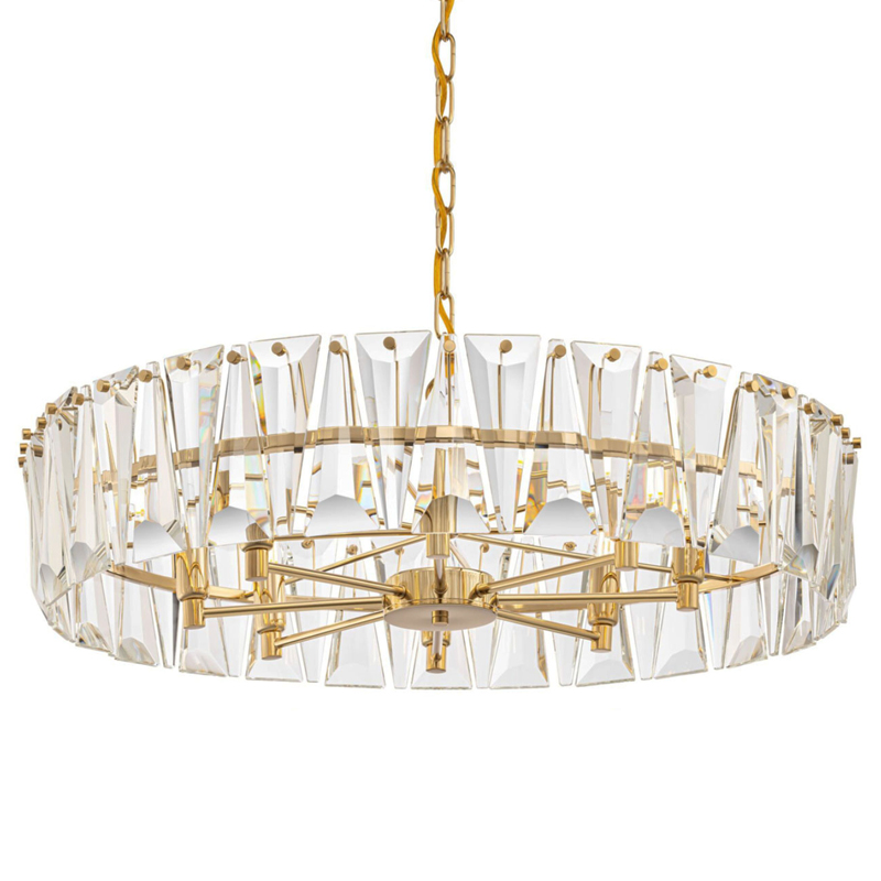 Люстра Ruby Crystal Chandelier Gold 75 от ImperiumLoft