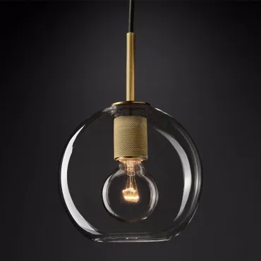 Подвесной светильник RH Utilitaire Globe Pendant Brass