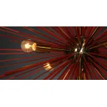 Люстра ASTRA Chandelier Sputnik Red and Brass от ImperiumLoft