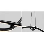 Подвесной светильник Black LED Circle Lamp