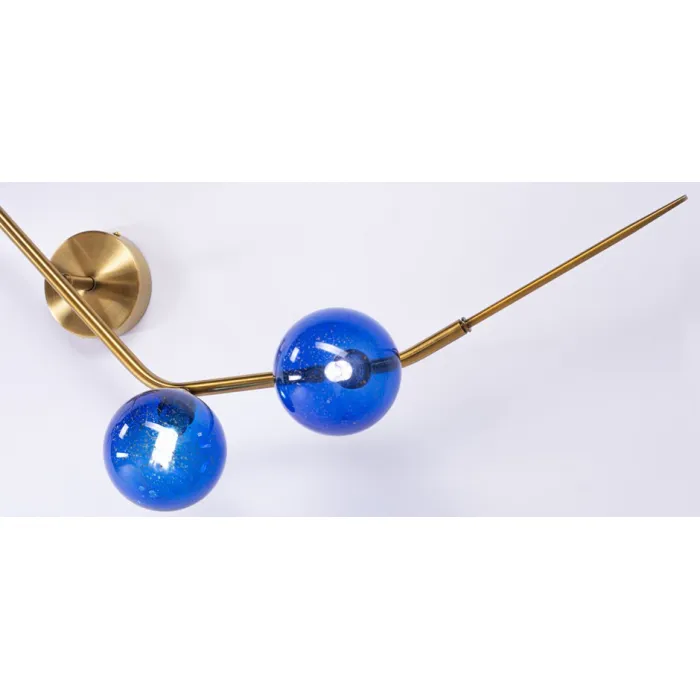 Бра Cherry FLUSH MOUNT Wall Lamp blue от ImperiumLoft