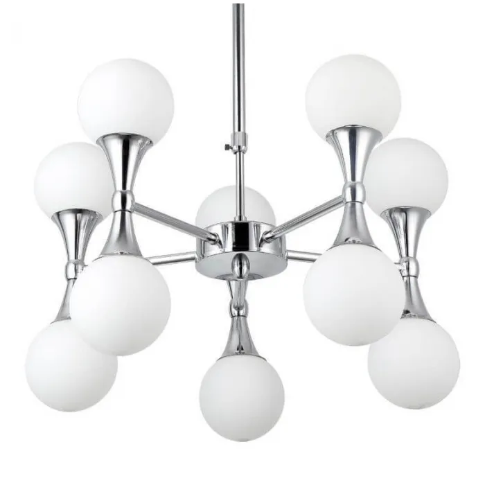 Люстра Ball Valley Chandelier Chromium 10 от ImperiumLoft
