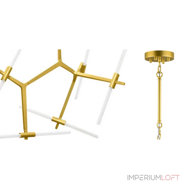 Подвесная люстра Агнес Chandelier Gold 10 Подвесная люстра Агнес Chandelier Gold 10