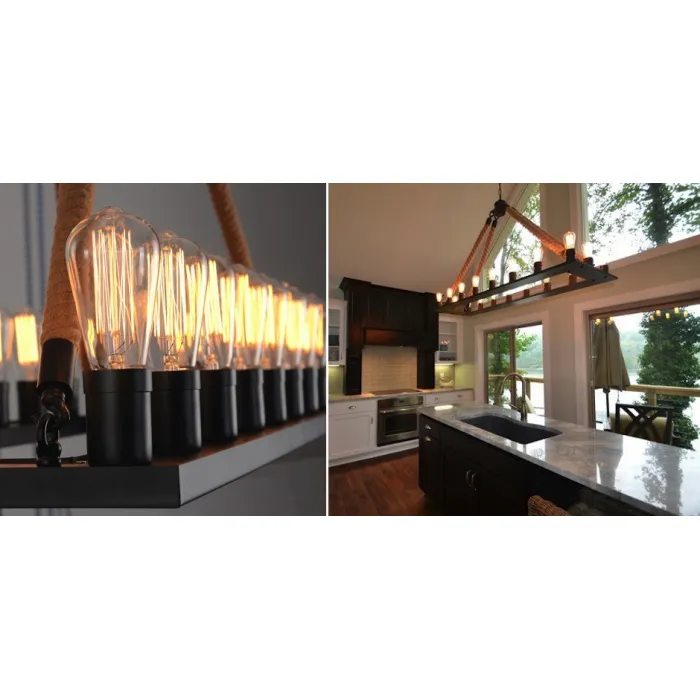 Люстра Square Large Loft Rope Light от ImperiumLoft