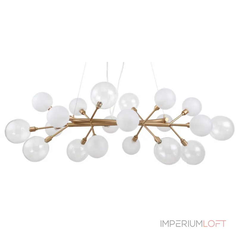 Подвесная люстра Berries Chandelier Rectangle White 100