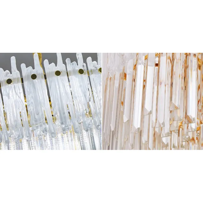 Люстра Murano Glass ICE Chandelier Rectangle от ImperiumLoft