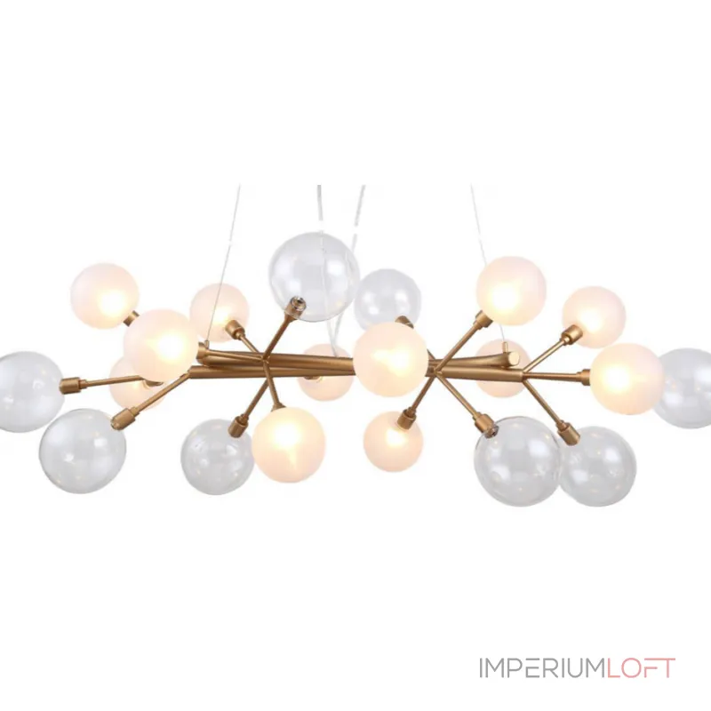 Подвесная люстра Berries Chandelier Rectangle White 100