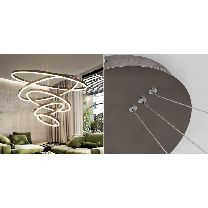 Люстра Ribbon Circles Chandelier от ImperiumLoft